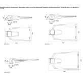 Sectional steel bench with backrest Recreio