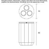 Modułowa ławka Corten™ z oparciem Wendron