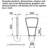 Aluminum flowerpot Gulveren