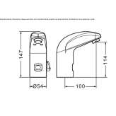 Infrared washbasin faucet Domnita