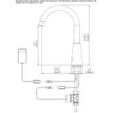 Infrared electronic faucet for public toilet Schofweg