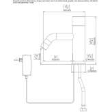 Infrared electronic faucet for public toilet Meschede