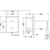 Infrared self-closing stainless steel faucet for public toilets Bekhtery