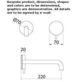 2-hole single-lever basin tap in stainless steel Montoro