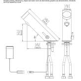 Infrared electronic self-closing faucet for public toilets Rrape