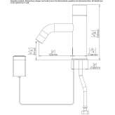 Infrared electronic faucet for public toilet Meschede