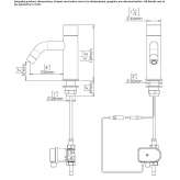 Infrared electronic self-closing faucet for public toilets Meschede