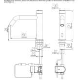 Infrared electronic self-closing faucet for public toilets Meschede