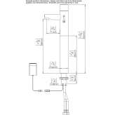 Infrared electronic faucet for public toilet Tucurui