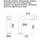 Hydroprogressive countertop washbasin tap made of stainless steel Marquion