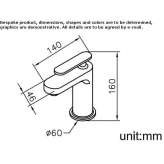 Countertop washbasin tap, single-lever, 1-hole Xometla