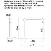 Hydroprogressive countertop washbasin faucet Montoro