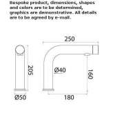 Hydroprogressive countertop washbasin tap made of stainless steel Marquion