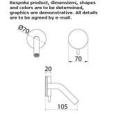 2-hole single-lever basin tap in stainless steel Montoro