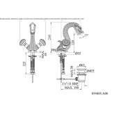 1-hole washbasin tap Ponso