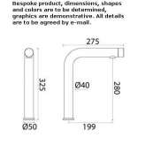 Hydroprogressive countertop washbasin tap made of stainless steel Marquion