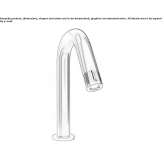 Countertop washbasin tap made of stainless steel Ashville