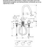 3-hole countertop washbasin tap Kilkeel