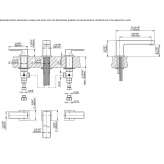 3-otworowa bateria umywalkowa Thwing