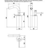 1-hole stainless steel bidet faucet with swivel spout Krokees