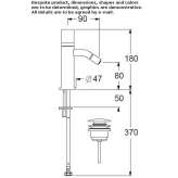 Countertop bidet tap with swivel spout Konalga