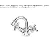 Countertop bidet faucet with aerator Solarino
