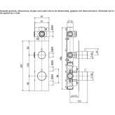 Stainless steel thermostatic set for wall mounting Kuhmo