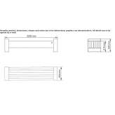 Free-standing notice board for wall mounting Parkin