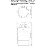 Outdoor steel waste bin Mikoma