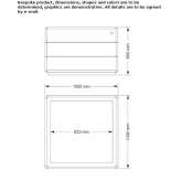 Container for used batteries made of polycarbonate Leer