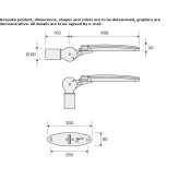 Arched steel post Penvenan