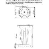 Outdoor metal waste bin with lid for sorting waste Lillers