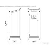 Metal bicycle stand Albares