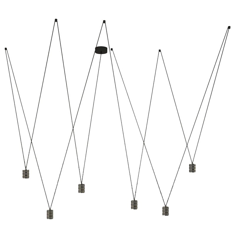 Match Light Vibia No replica Vibia Match - Hanging lamp eco mini 6