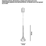 Crystal LED hanging lamp Zillmere