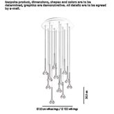 Crystal LED hanging lamp Zillmere