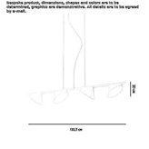 Aluminiowa lampa wisząca LED Doussard