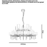 Crystal chandelier Gelles
