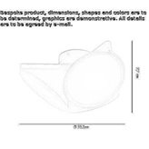 Aluminum LED ceiling lamp Doussard