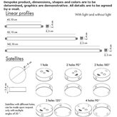 Modułowa lampa sufitowa Archena