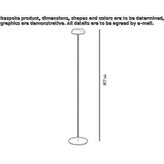 Multifunctional, portable floor lamp Sinnai
