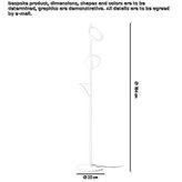 Aluminum LED floor lamp Doussard