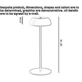 Multifunctional, portable table lamp Sinnai