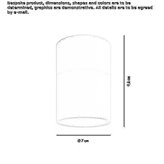 Round ceiling spotlight Linghem