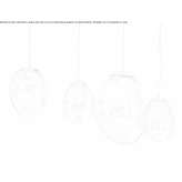 Pendant lamp made of blown glass Socota