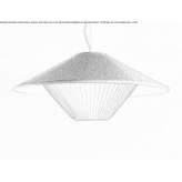 Lampa wisząca LED z tkaniny Kentri