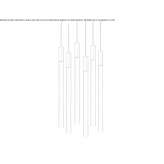 Plexiglass hanging lamp Larroque