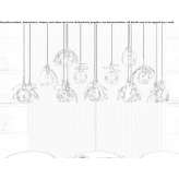 Metalowa lampa wisząca LED w nowoczesnym stylu Valeggio