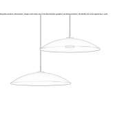 Metal LED hanging lamp Melisey