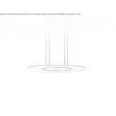 Brass LED hanging lamp with direct and indirect light Coimbra